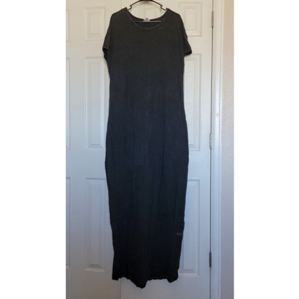 LulaRoe 2XL Maria Dress - Washed Black